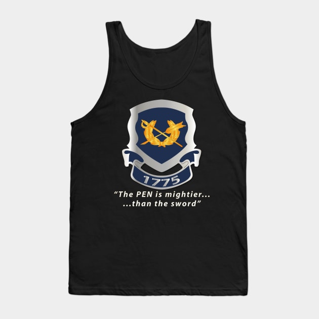 Army - Jag Corps Crest - Pen is Mighter X 300 Tank Top by twix123844